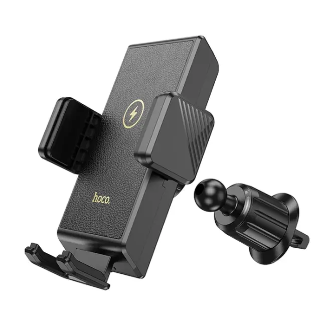 Hoco HW21 Klima Havalandırma Bölmesi Wireless Kablosuz Şarj Araç Telefon Tutucu-(5775)