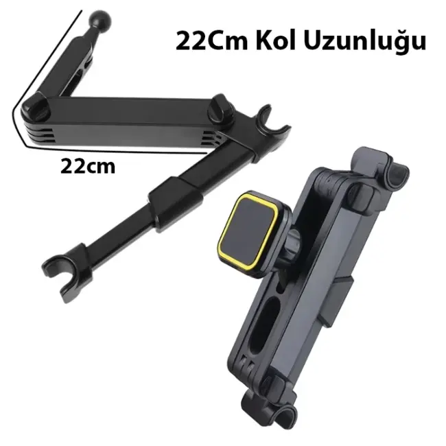 ALLY LF-072B Koltuk Arkası Araç içi Mıknatıslı Manyetik Telefon Tutucu-(5775)