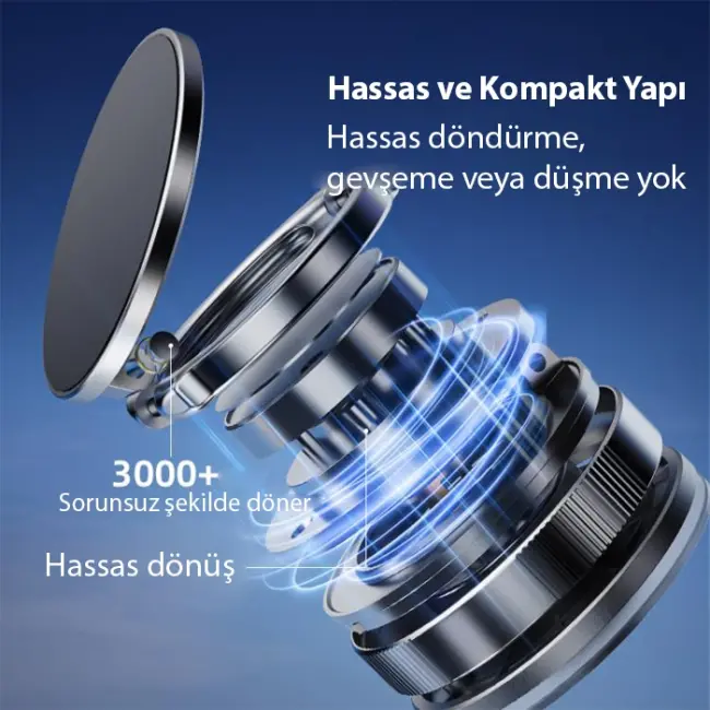 ALLY Vakumlu Telefon Tutucu Araç-Navigasyon Manyetik Telefon Tutucu Magsafe-(5775)