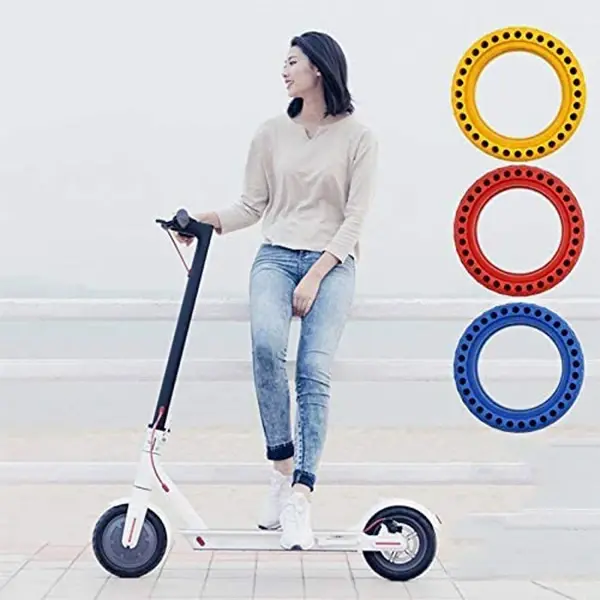 Xiaomi Mijia M365 Elektrikli Scooter Dış Lastik 8.5 İnch Teker Havasız Şok Emme Patlamaya dayanıklı-(5775)