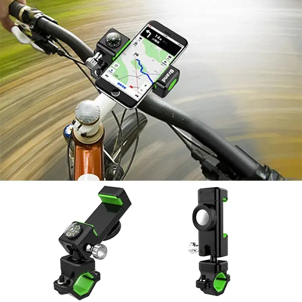 Ally Çok Fonksiyonlu Esnek Bisiklet Telefon Tutucu Pusulalı-(5775)