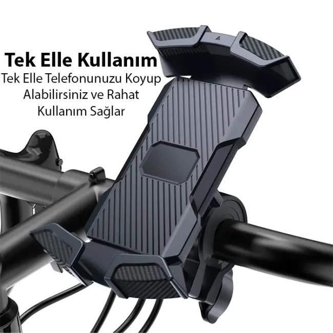 ALLY K20 Motor ve Bisiklet Gidonu İçin Telefon Tutucu-(5775)