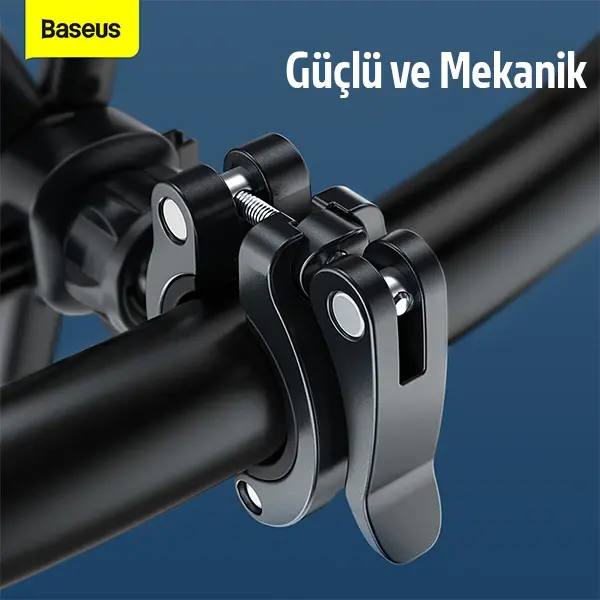 Baseus Quick to take 360 Derece Dönebilen Bisiklet ve Motosiklet Telefon Tutucu-(5775)