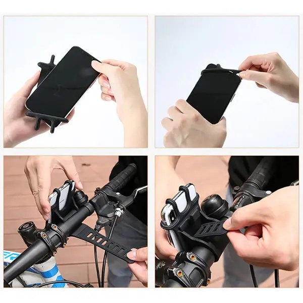 Floveme Universal Sİlikon Bisiklet Motosiklet Telefon Tutucu-(5775)