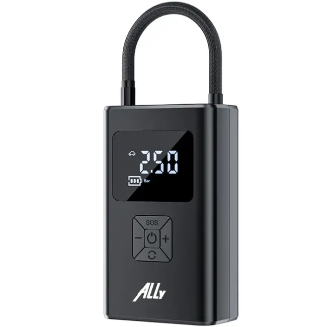 ALLY ST-5522 Şarjlı lastik şişirme hava kompresör pompası 12V LED ışıklı-(5775)