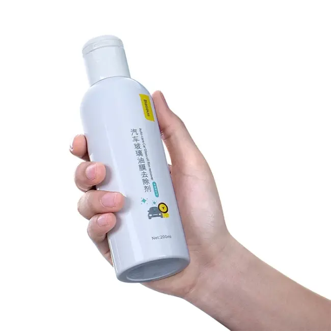 Baseus Araç Bakım Ön Cam Temizliği 200ml Yağ Çözücü ve Parlatıcı Sprey ve Sünger Oto Bakım Seti-(5775)