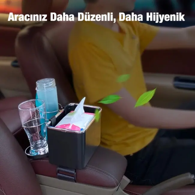 Ally Araç Araba Kol Dayama Bölmesi Konsol Çok Amaçlı Organizatör-(5775)