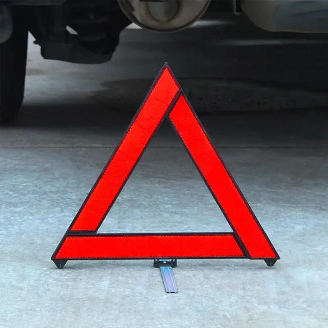 Ally Katlanabilir Araç Oto Acil Durum Arıza Reflektörü Yansıtıcı Dur İşareti-(5775)
