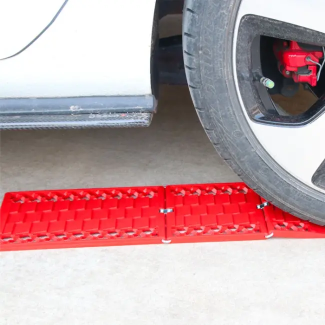 ALLY Araç Lastik Kar ve Çamur Paleti Tekerlek Patinaj Pedi Katlanabilir-(5775)