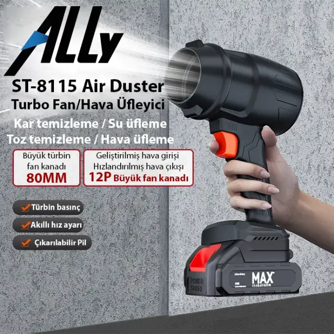 ALLY ST-8115 Air Duster Turbo Fan Hava Üfleyici 30000rpm-(5775)