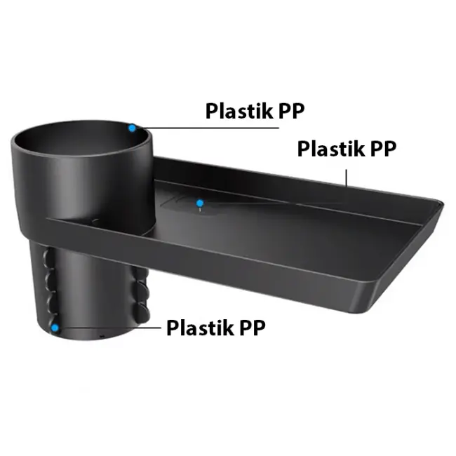 ALLY SD-1023 Araç Içi Ayarlanabilir Bardak Ve Sise Tutucu-(5775)