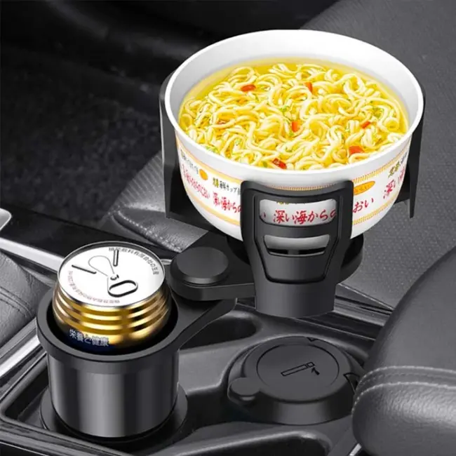 Ally 360° Döndürülebilir Araç Bardaklık 2li Araç İçecek Tutacağı Braketi-(5775)