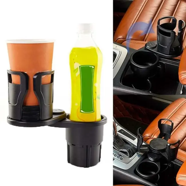 Ally 360° Döndürülebilir Araç Bardaklık 2li Araç İçecek Tutacağı Braketi-(5775)