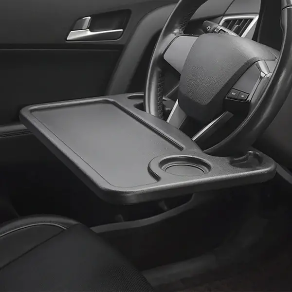 ALLY Portatif Araç Direksiyon İçecek Tutucu Bilgisayar Masası-(5775)