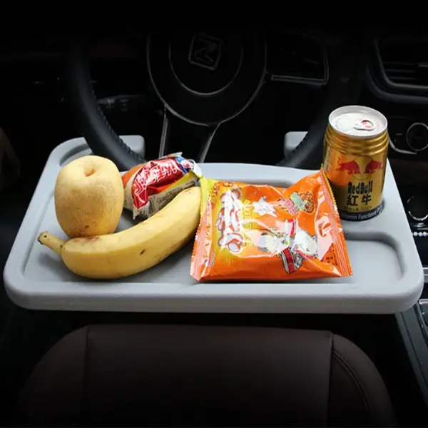 ALLY Portatif Araç Direksiyon İçecek Tutucu Bilgisayar Masası-(5775)