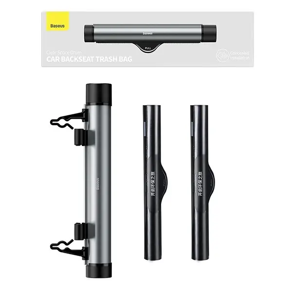 Baseus Clean Garbage Araç Arka Koltuk için Çöp Torbası + 40 Adet Torba-(5775)