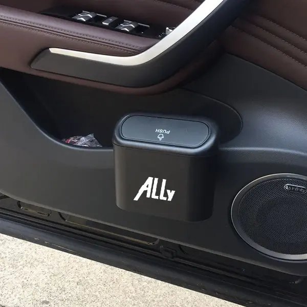 ALLY Portatif Çok Fonksiyonlu Araç Çop Kutusu-(5775)