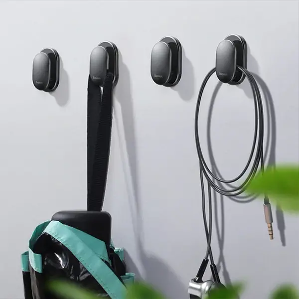 Baseus Small Shell Car Mount Holder 4parça Araç İçi TutucuToparlayıcı-(5775)