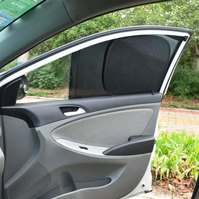 Ally Araç Oto Yan Cam Vantuzlu Güneşlik Kalkan 2 Adet 36x44cm-(5775)