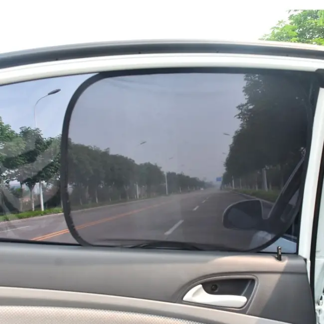 Ally Araç Oto Yan Cam Vantuzlu Güneşlik Kalkan 2 Adet 36x44cm-(5775)