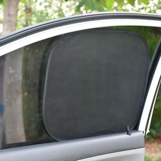 Ally Araç Oto Yan Cam Vantuzlu Güneşlik Kalkan 2 Adet 36x44cm-(5775)