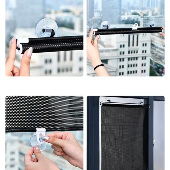 Araba Araç içi Katlanabilir Araç Oto Ön Cam Güneşlik Branda 58x125cm-(5775)