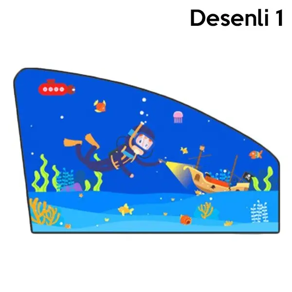 Ally Araç-Araba Manyetik Yan Cam Güneşlik -Gölgelik-(5775)