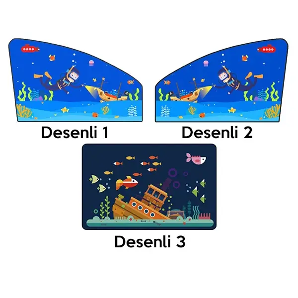 Ally Araç-Araba Manyetik Yan Cam Güneşlik -Gölgelik-(5775)