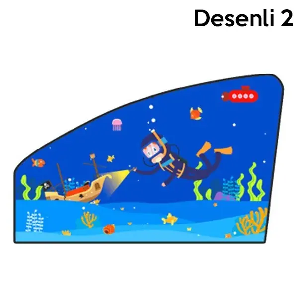 Ally Araç-Araba Manyetik Yan Cam Güneşlik -Gölgelik-(5775)