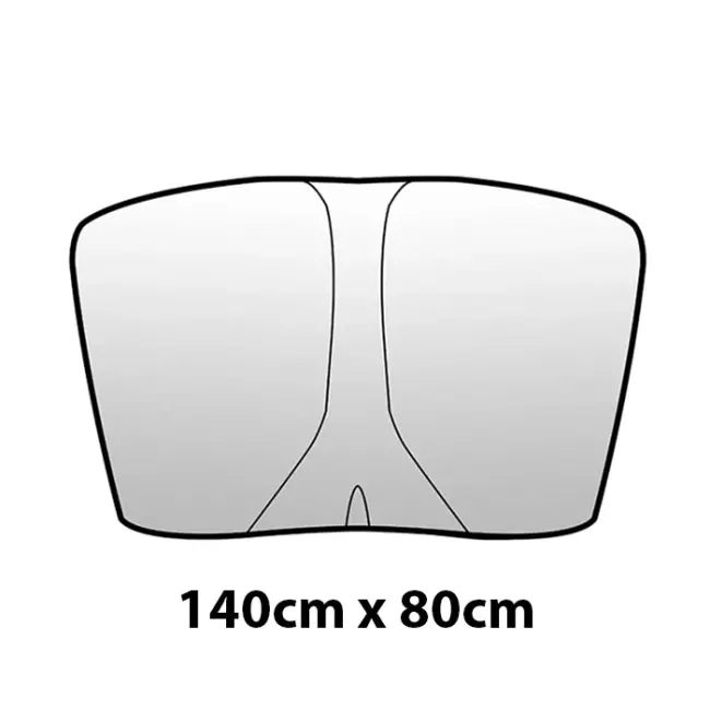 Ally Tesla Model Y Model 3 için Ön Cam Güneşliği Katlanır Ön Pencere Güneşlik-(5775)