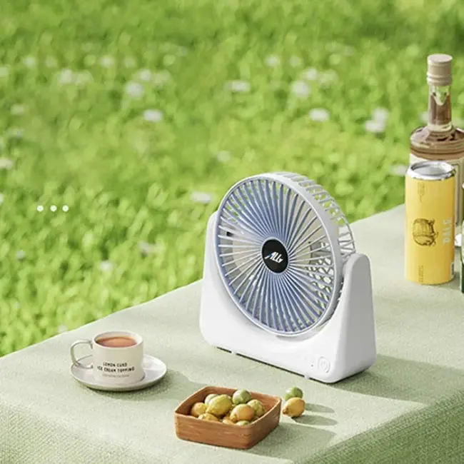 Ally S21 Şarjlı Fan Ergonomik Ev Ofis Sessiz Vantilatör-(5775)