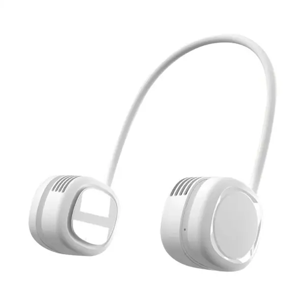 MEMO G02 Boyun Askılıklı Mini Fan Taşınabilir Şarjlı Soğutucu Boyun Fanı-(5775)