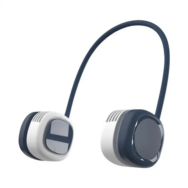 MEMO G02 Boyun Askılıklı Mini Fan Taşınabilir Şarjlı Soğutucu Boyun Fanı-(5775)