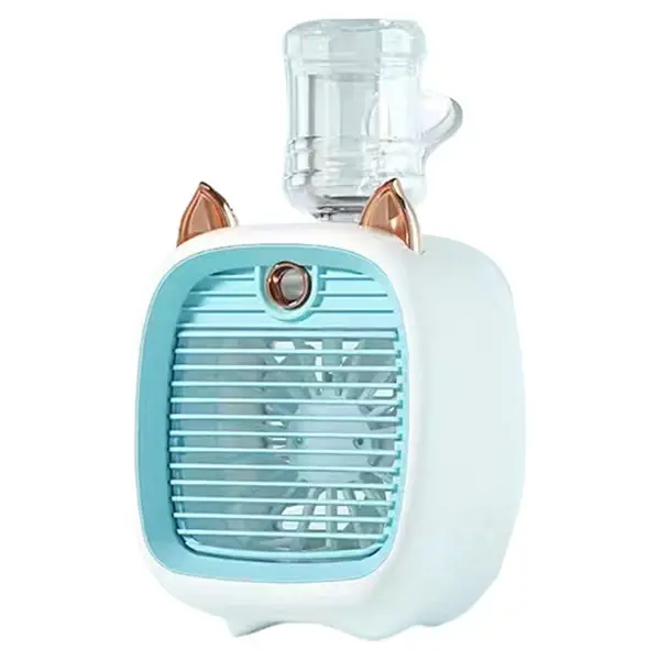EZERE Hava Nemlendiricili Masaüstü Fan Taşınabilir Mini Klima Soğutucu-(5775)
