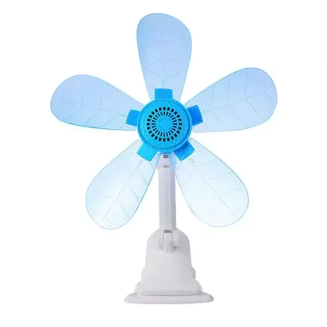 ALLY Klipsli Masaüstü Mini Vantilatör Fan 5 Yaprak 2024 Versiyon-(5775)