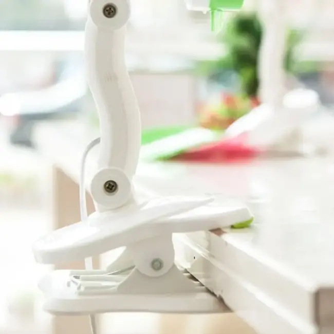 ALLY Klipsli Masaüstü Mini Vantilatör Fan 5 Yaprak 2024 Versiyon-(5775)