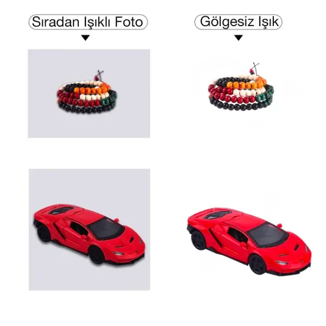 PULUZ 20x20cm Gölgesiz Ürün Fotoğraf Çekim LED Işık Paneli-(5775)