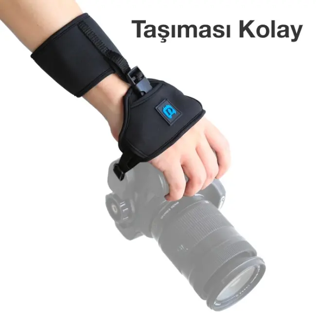 PULUZ Yumuşak Kumaş Neopren SLR-DSLR Kamera El Bilek Kemeri-(5775)