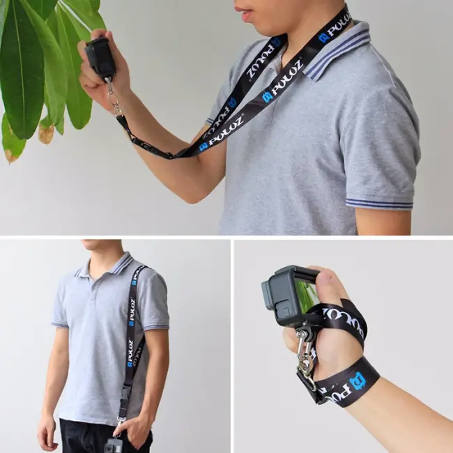 Puluz Go ProXiaomi YiSjcam Aksiyon Kameralar İçin Omuz Askısı-(5775)