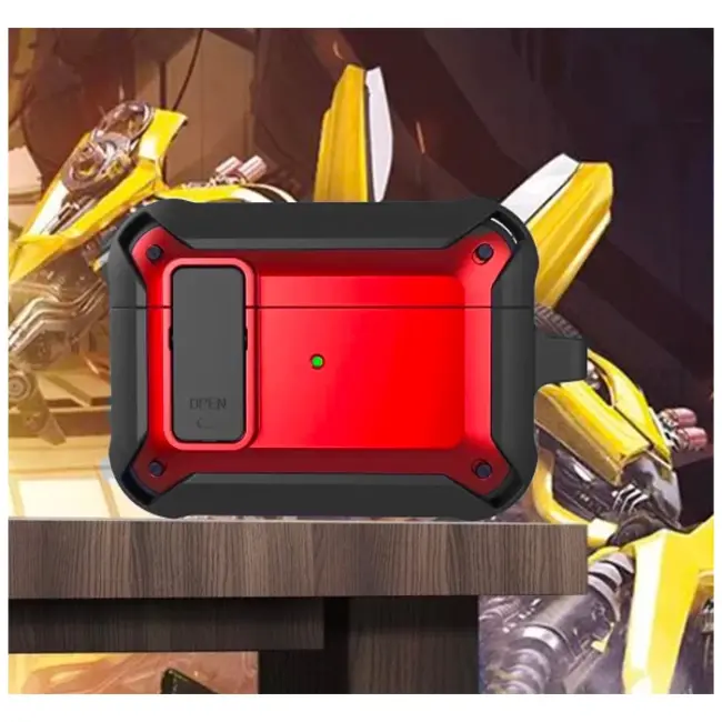 ALLY Shockproof Darbe Emici AirPods Pro Kulaklık Kılıfı-(5775)