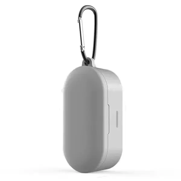 QCY T1S/T2C Bluetooth Kulaklık İçin Silikon Koruma Kılıf+ Anahtarlık-(5775)