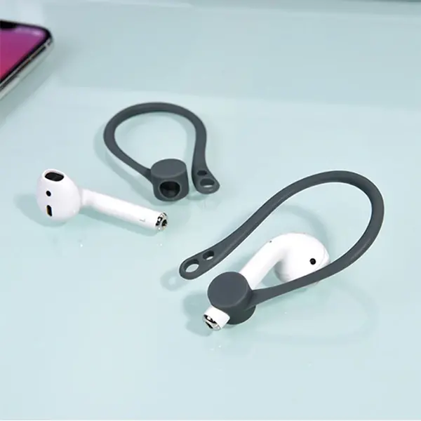 KUULAA Apple Airpods İçin Çengeli Kulaklık Kancası Tutucu Anti-Lost-(5775)