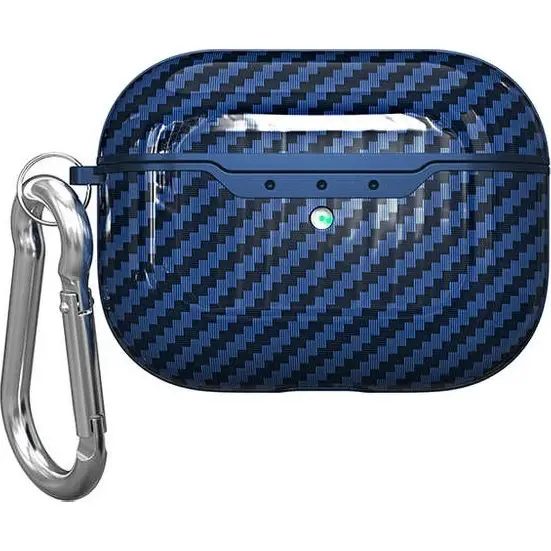 Ally Carbon Case Apple Airpods Pro Carbon Fiber Silikon Kılıf-(5775)