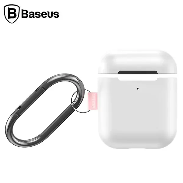 Baseus Woven Label Hook AirPods 1/2 Koruma kılıf+Anahtarlık-(5775)
