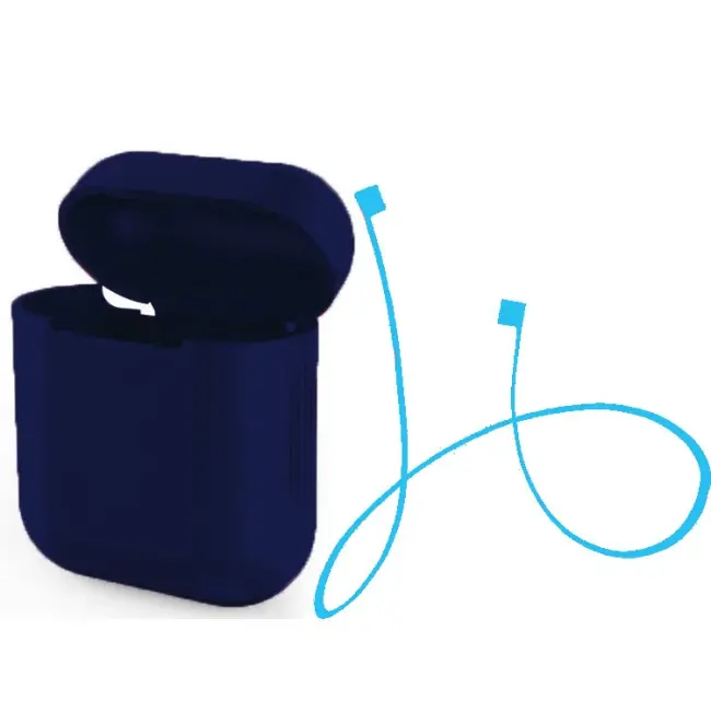 Ally Apple Airpods İçin Renkli Strap Kulaklık Askısı+ Silikon Kılıf-(5775)