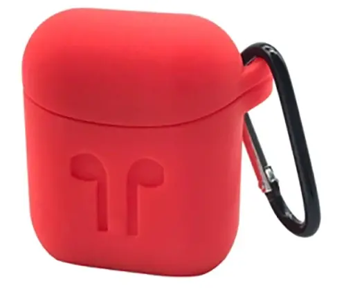 Ally Apple Airpods İçin  Silikon Kılıf Anahtarlıklı-(5775)