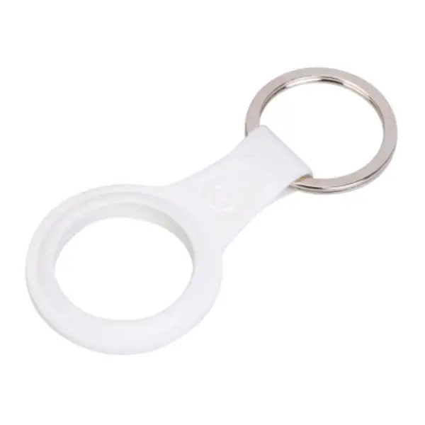 ALLY AirTag İçin Asma Halkalı Deri Desenli Anahtarlık Kılıf-(5775)