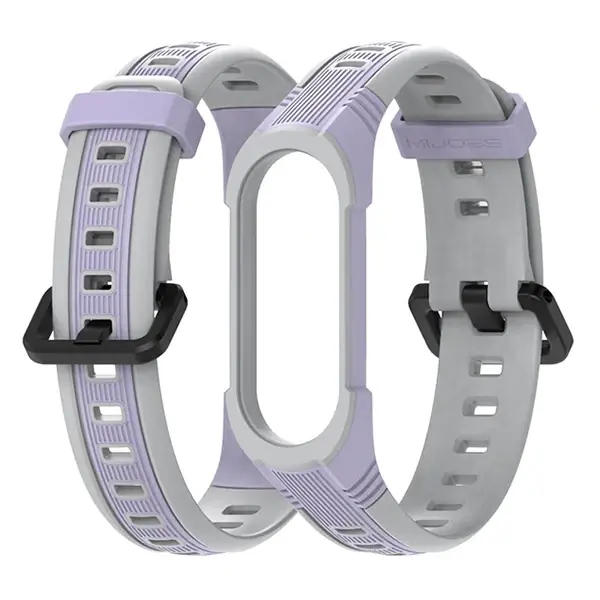 Mijobs Xiaomi Mi Band 5-4 Çift Renk Kayış Kordon-(5775)