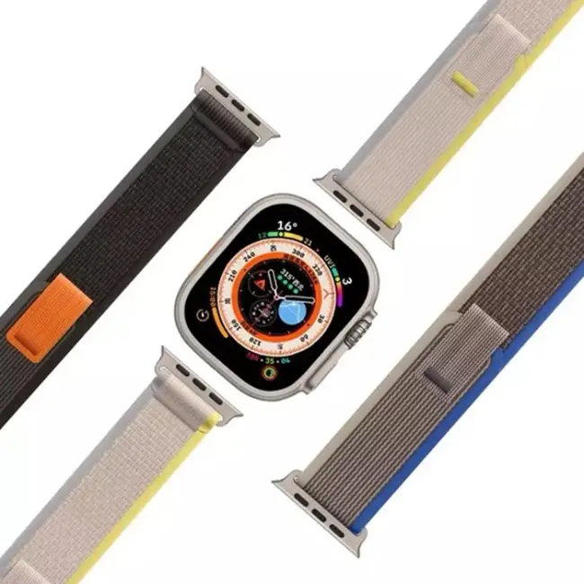Ally Apple Watch 7-8 41mm 6-5-4 40mm Field Loop Kayış Kordon 3-2-1 38mm-(5775)