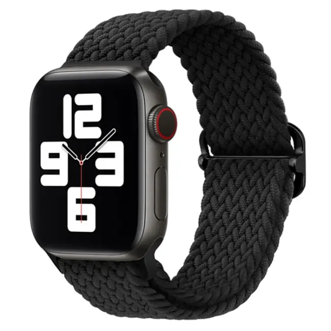 Ally Apple Watch 7-8 41mm 6-5-4 40mm Japon Tokalı Elastik Kayış Kordon 3-2-1 38mm-(5775)